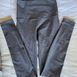 Lululemon Leggings Size 2 Wunder Under High Rise Tight 28” Heathered Black